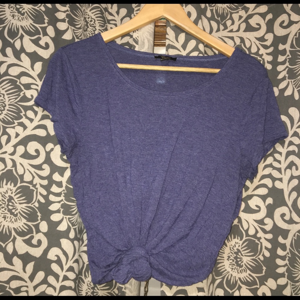 Blue cotton t-shirt